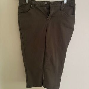 Olive Green Capri Pants